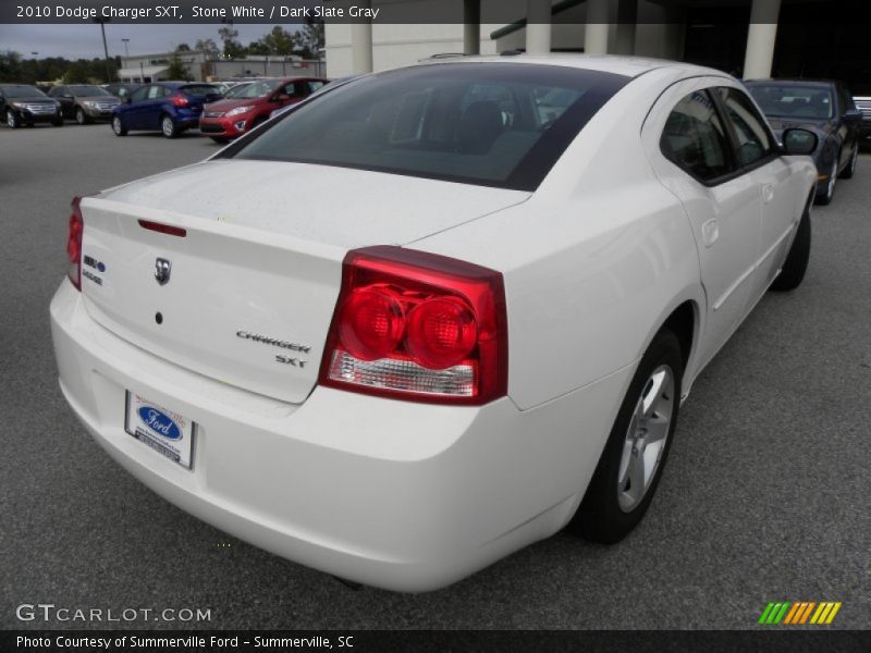 Stone White / Dark Slate Gray 2010 Dodge Charger SXT