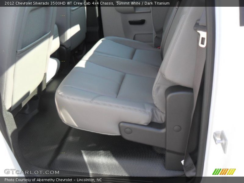 Summit White / Dark Titanium 2012 Chevrolet Silverado 3500HD WT Crew Cab 4x4 Chassis