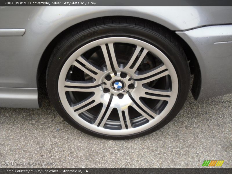 Silver Grey Metallic / Grey 2004 BMW M3 Convertible