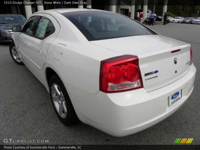 Stone White / Dark Slate Gray 2010 Dodge Charger SXT