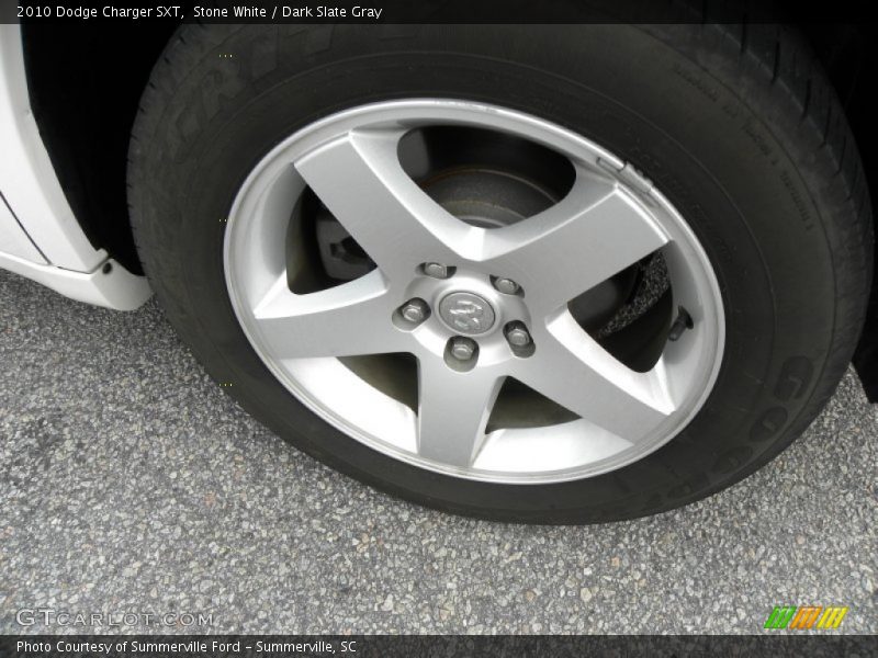 Stone White / Dark Slate Gray 2010 Dodge Charger SXT