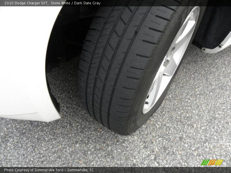 Stone White / Dark Slate Gray 2010 Dodge Charger SXT