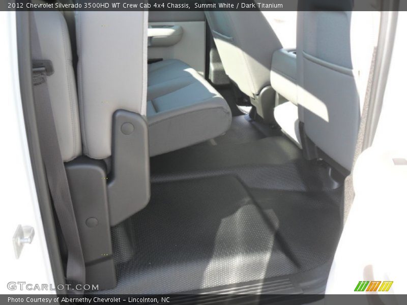 Summit White / Dark Titanium 2012 Chevrolet Silverado 3500HD WT Crew Cab 4x4 Chassis