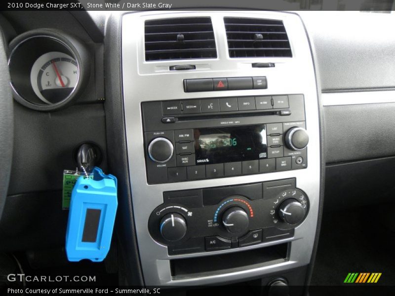 Stone White / Dark Slate Gray 2010 Dodge Charger SXT