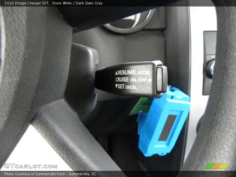 Stone White / Dark Slate Gray 2010 Dodge Charger SXT