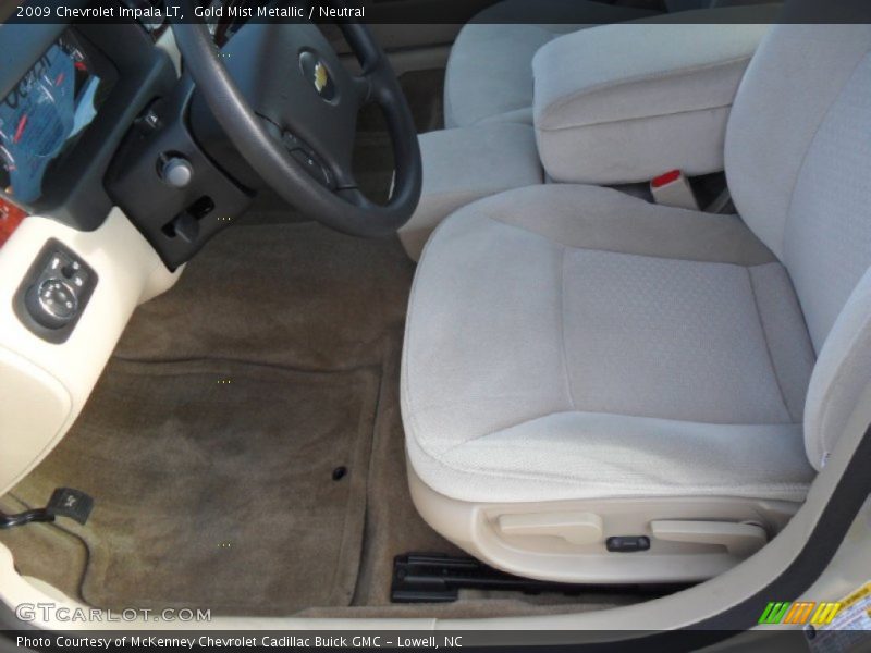 Gold Mist Metallic / Neutral 2009 Chevrolet Impala LT