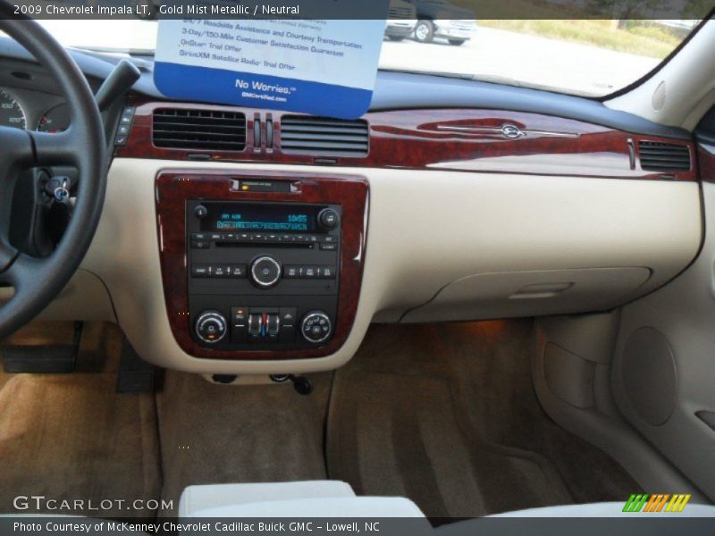 Gold Mist Metallic / Neutral 2009 Chevrolet Impala LT