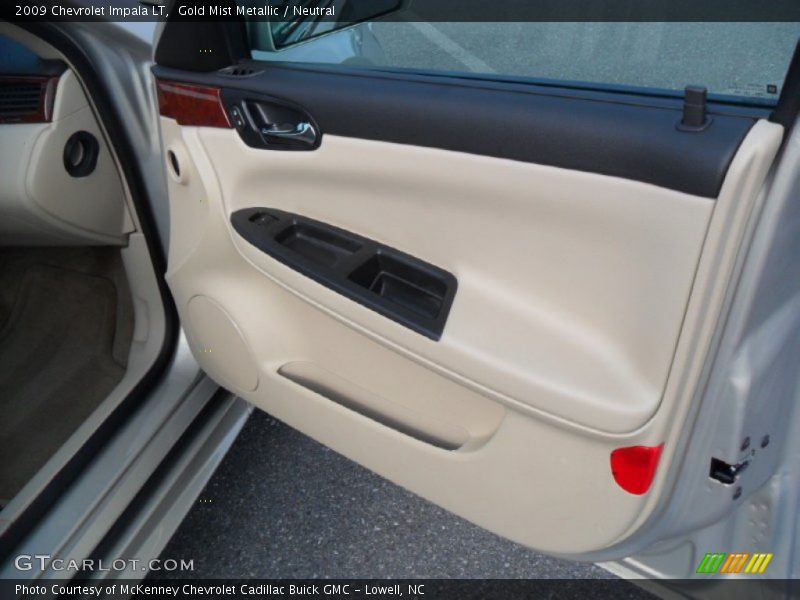 Gold Mist Metallic / Neutral 2009 Chevrolet Impala LT