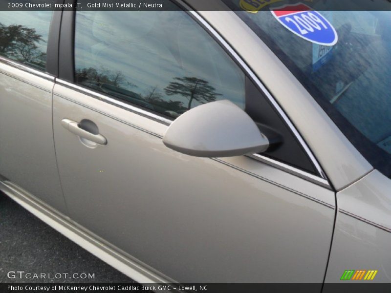Gold Mist Metallic / Neutral 2009 Chevrolet Impala LT