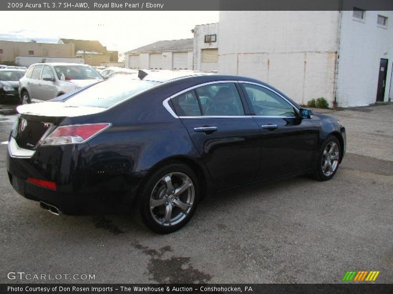 Royal Blue Pearl / Ebony 2009 Acura TL 3.7 SH-AWD