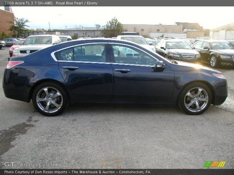 Royal Blue Pearl / Ebony 2009 Acura TL 3.7 SH-AWD