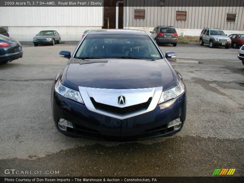 Royal Blue Pearl / Ebony 2009 Acura TL 3.7 SH-AWD