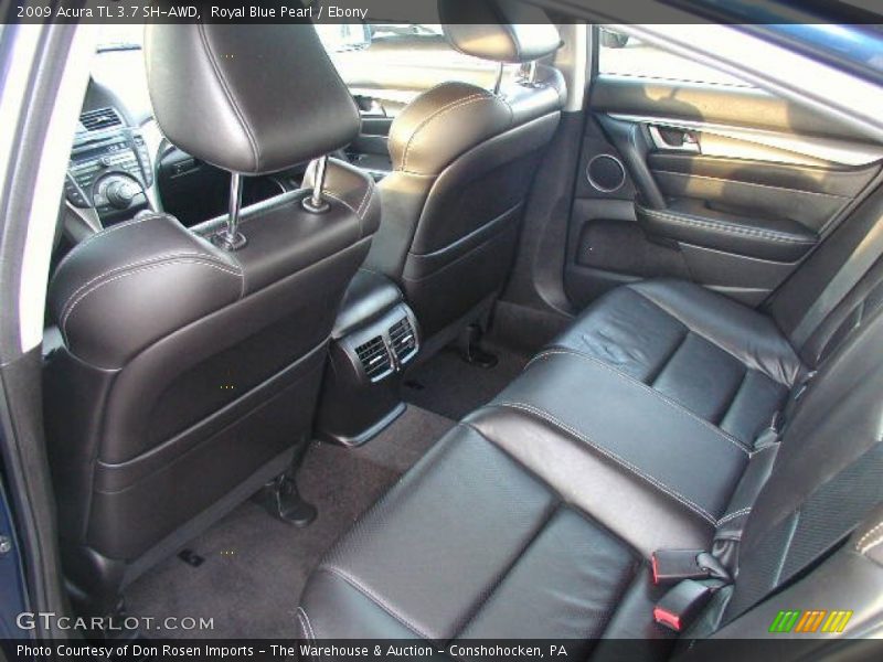 Royal Blue Pearl / Ebony 2009 Acura TL 3.7 SH-AWD