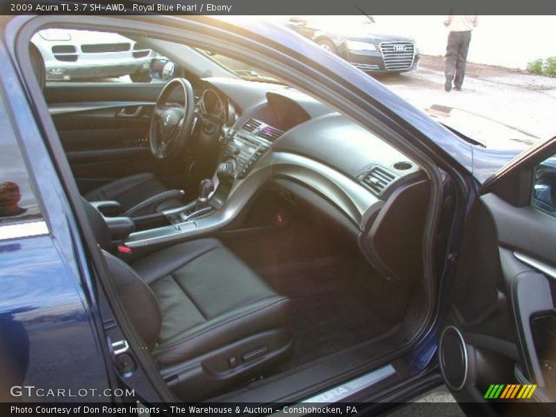 Royal Blue Pearl / Ebony 2009 Acura TL 3.7 SH-AWD
