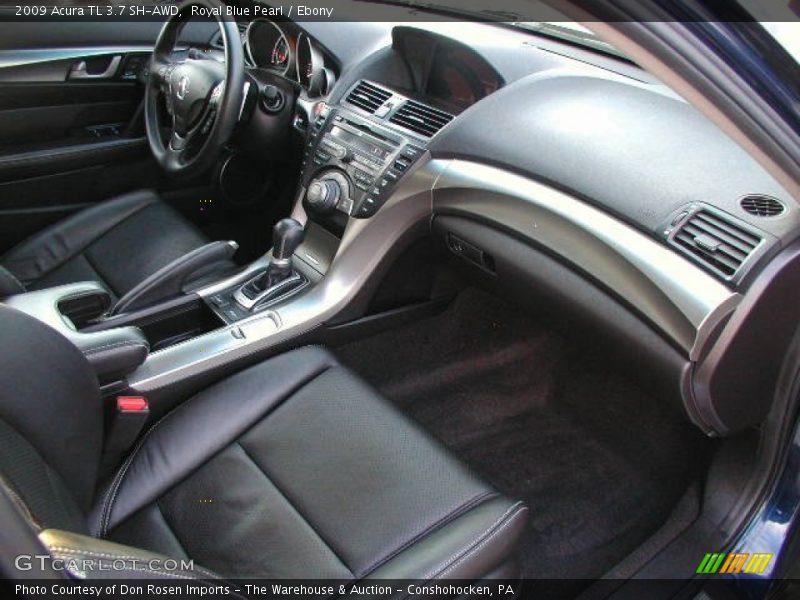 Royal Blue Pearl / Ebony 2009 Acura TL 3.7 SH-AWD