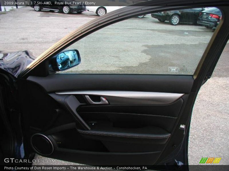 Royal Blue Pearl / Ebony 2009 Acura TL 3.7 SH-AWD