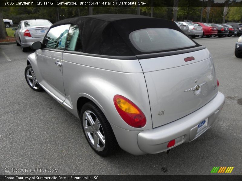 Bright Silver Metallic / Dark Slate Gray 2005 Chrysler PT Cruiser GT Convertible