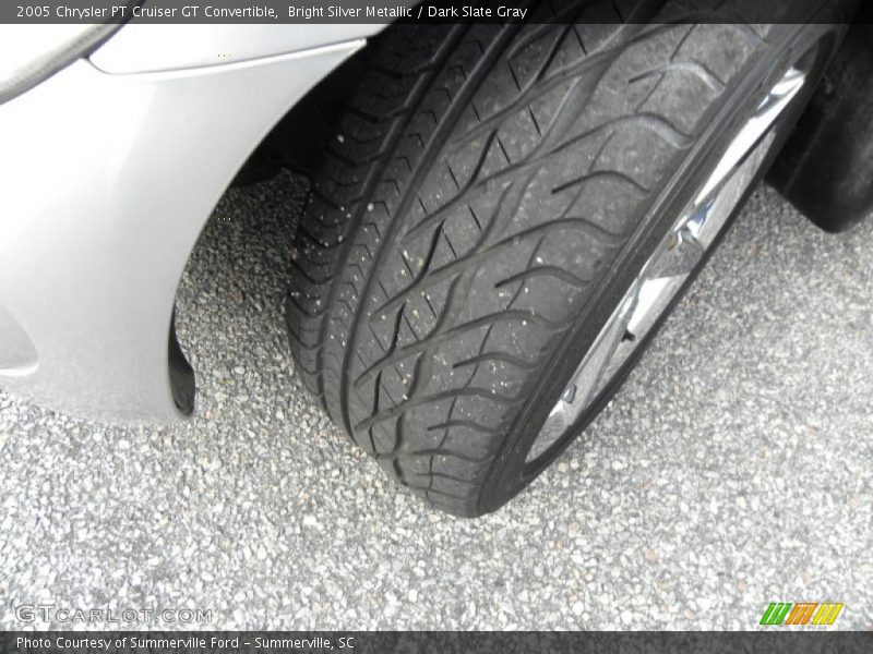 Bright Silver Metallic / Dark Slate Gray 2005 Chrysler PT Cruiser GT Convertible