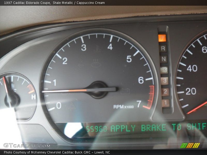 Shale Metallic / Cappuccino Cream 1997 Cadillac Eldorado Coupe