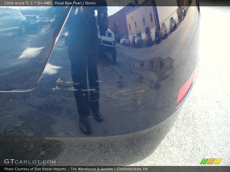 Royal Blue Pearl / Ebony 2009 Acura TL 3.7 SH-AWD