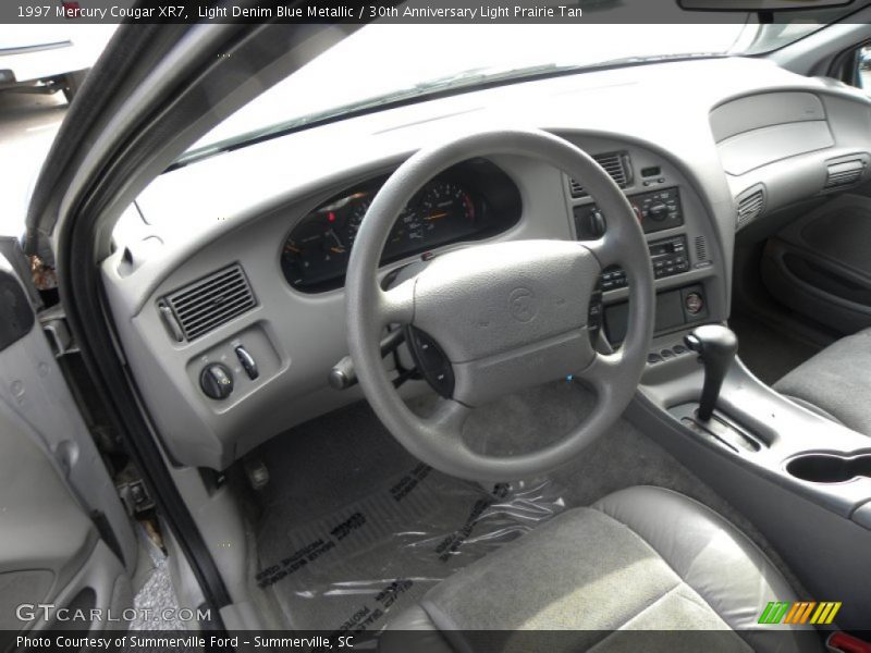Light Denim Blue Metallic / 30th Anniversary Light Prairie Tan 1997 Mercury Cougar XR7