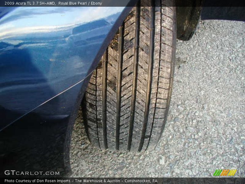 Royal Blue Pearl / Ebony 2009 Acura TL 3.7 SH-AWD