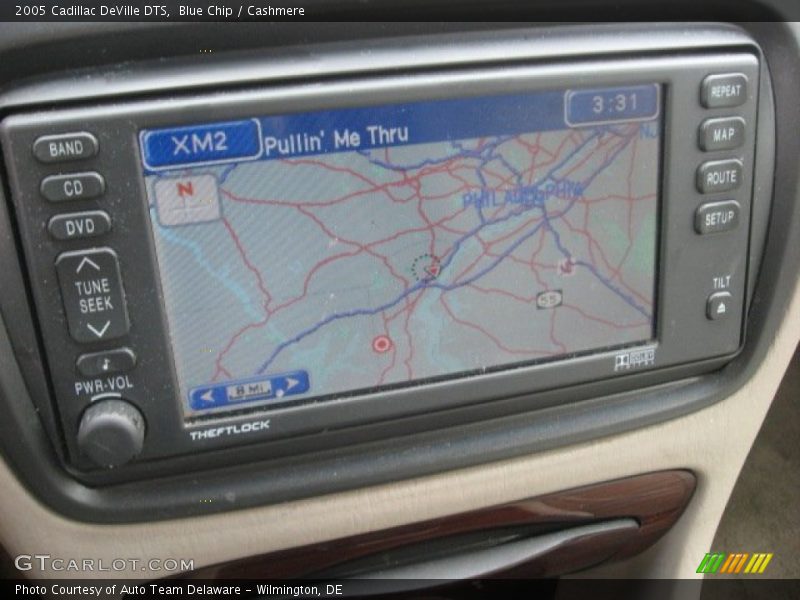 Navigation of 2005 DeVille DTS