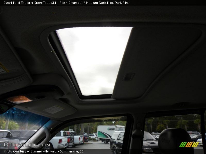 Black Clearcoat / Medium Dark Flint/Dark Flint 2004 Ford Explorer Sport Trac XLT