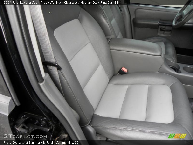 Black Clearcoat / Medium Dark Flint/Dark Flint 2004 Ford Explorer Sport Trac XLT