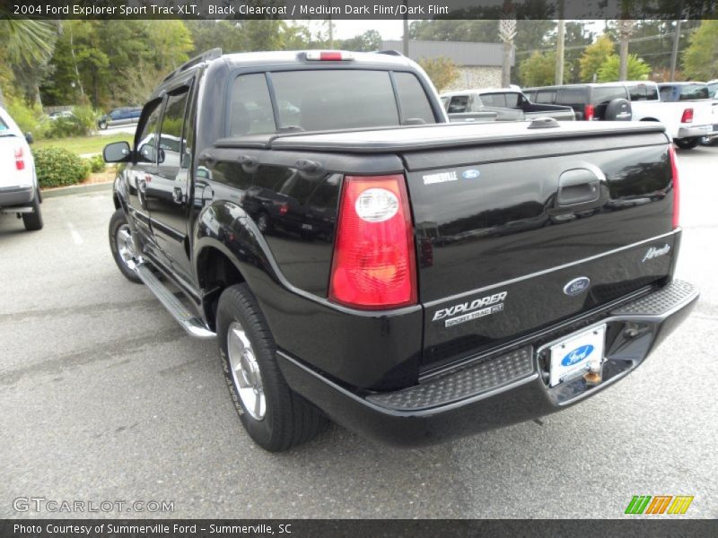 Black Clearcoat / Medium Dark Flint/Dark Flint 2004 Ford Explorer Sport Trac XLT