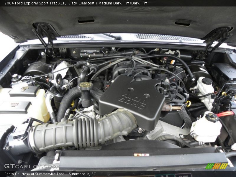 Black Clearcoat / Medium Dark Flint/Dark Flint 2004 Ford Explorer Sport Trac XLT