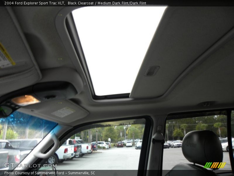 Black Clearcoat / Medium Dark Flint/Dark Flint 2004 Ford Explorer Sport Trac XLT