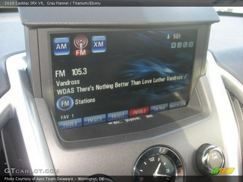 Gray Flannel / Titanium/Ebony 2010 Cadillac SRX V6
