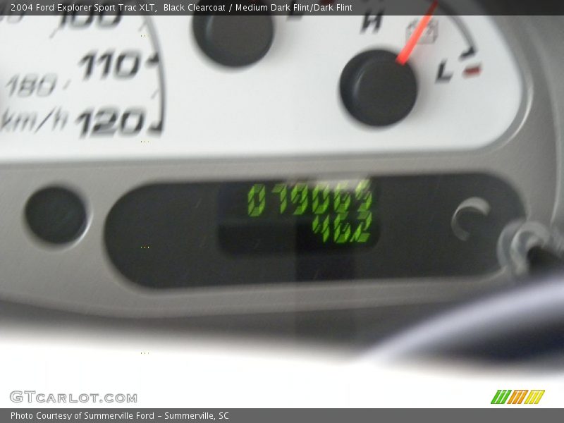 Black Clearcoat / Medium Dark Flint/Dark Flint 2004 Ford Explorer Sport Trac XLT