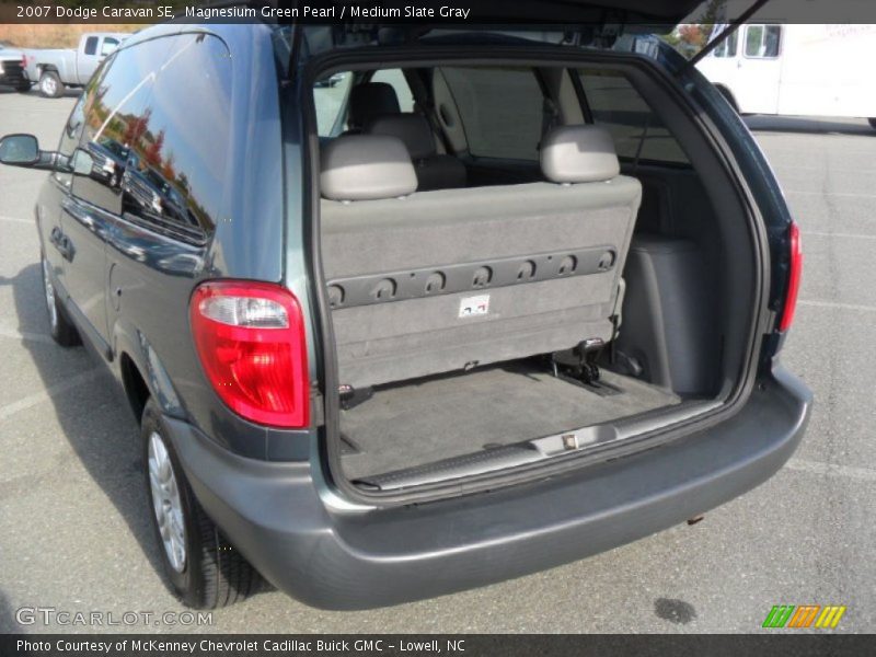 Magnesium Green Pearl / Medium Slate Gray 2007 Dodge Caravan SE