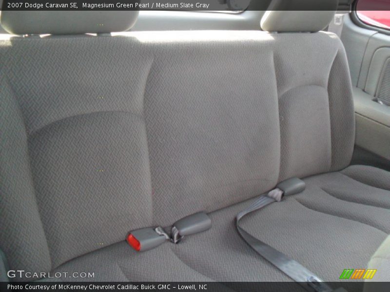Magnesium Green Pearl / Medium Slate Gray 2007 Dodge Caravan SE