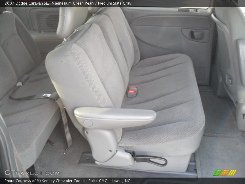 Magnesium Green Pearl / Medium Slate Gray 2007 Dodge Caravan SE