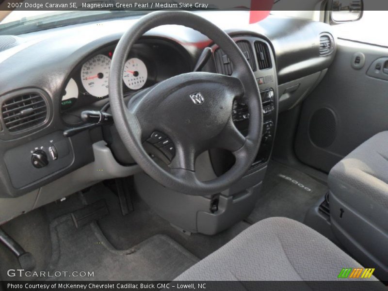 Medium Slate Gray Interior - 2007 Caravan SE 