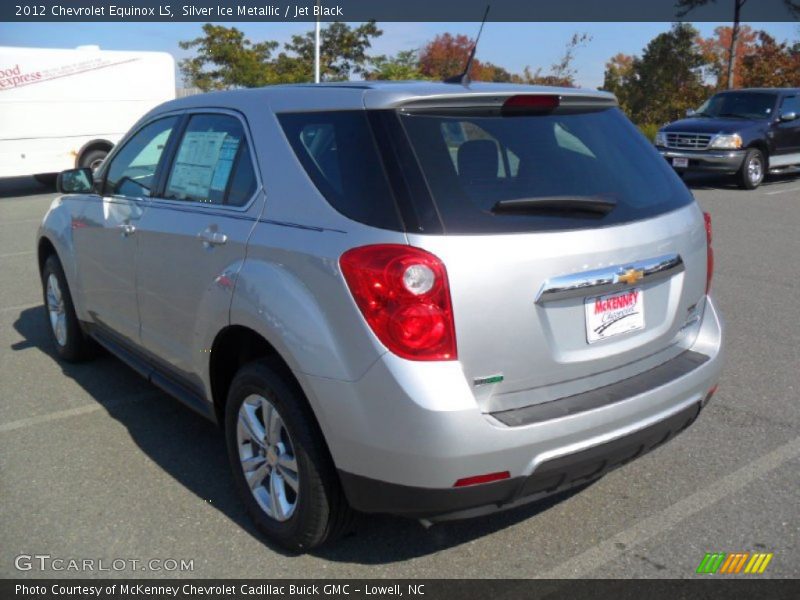 Silver Ice Metallic / Jet Black 2012 Chevrolet Equinox LS