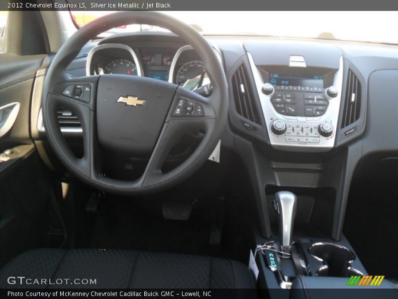 Silver Ice Metallic / Jet Black 2012 Chevrolet Equinox LS