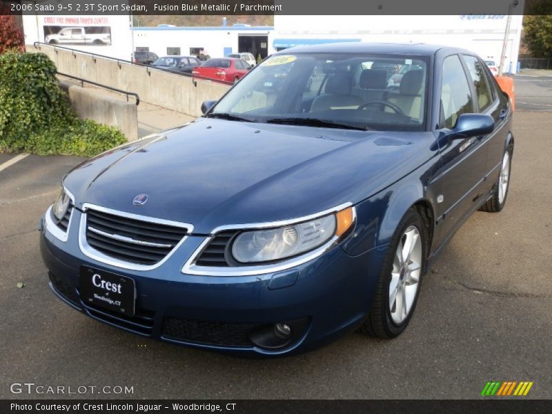 Fusion Blue Metallic / Parchment 2006 Saab 9-5 2.3T Sport Sedan