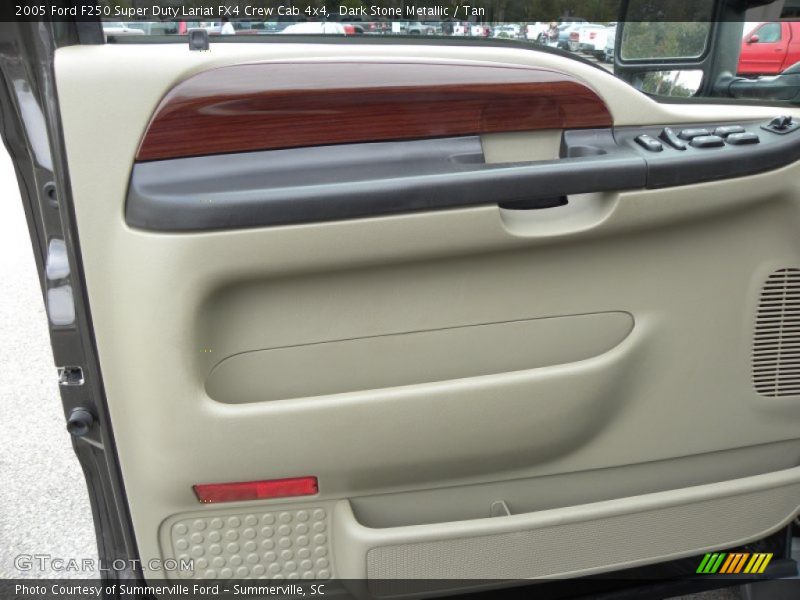 Dark Stone Metallic / Tan 2005 Ford F250 Super Duty Lariat FX4 Crew Cab 4x4