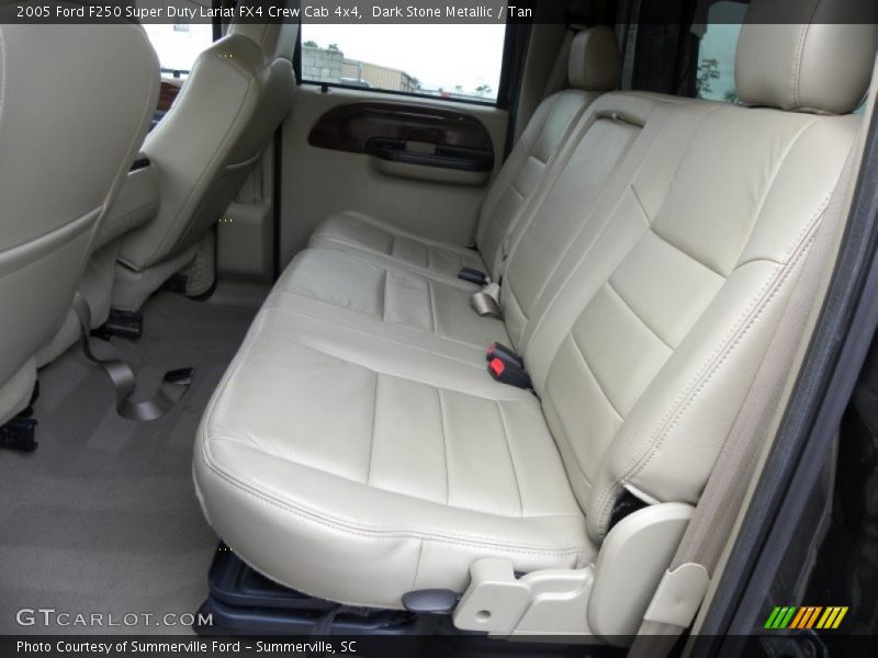 Dark Stone Metallic / Tan 2005 Ford F250 Super Duty Lariat FX4 Crew Cab 4x4