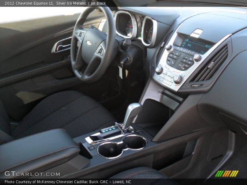 Silver Ice Metallic / Jet Black 2012 Chevrolet Equinox LS