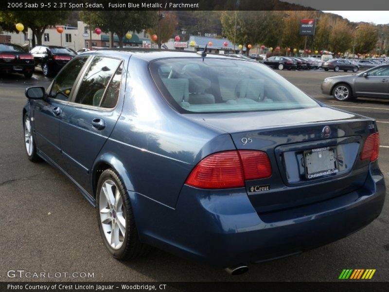 Fusion Blue Metallic / Parchment 2006 Saab 9-5 2.3T Sport Sedan