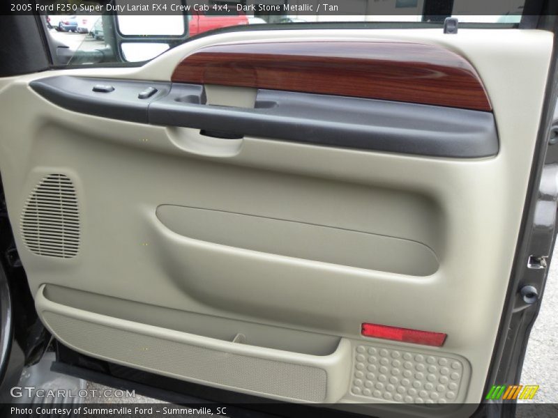 Dark Stone Metallic / Tan 2005 Ford F250 Super Duty Lariat FX4 Crew Cab 4x4