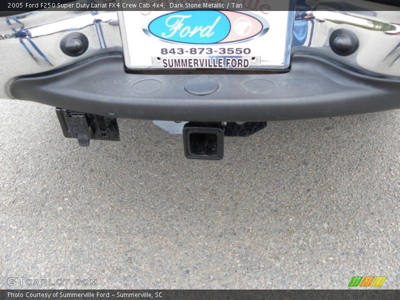 Dark Stone Metallic / Tan 2005 Ford F250 Super Duty Lariat FX4 Crew Cab 4x4