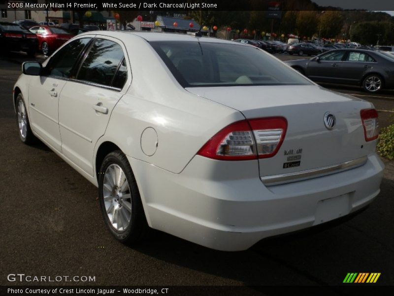 White Suede / Dark Charcoal/Light Stone 2008 Mercury Milan I4 Premier