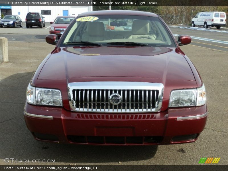 Dark Toreador Red Metallic / Light Camel 2011 Mercury Grand Marquis LS Ultimate Edition