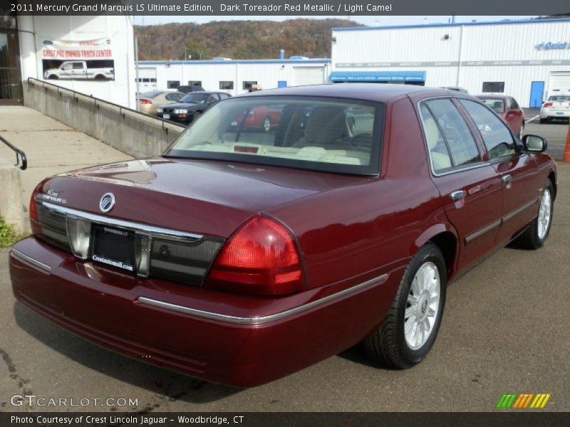Dark Toreador Red Metallic / Light Camel 2011 Mercury Grand Marquis LS Ultimate Edition
